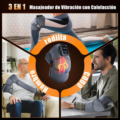 Rodillera Termíca con vibraciones para masajes